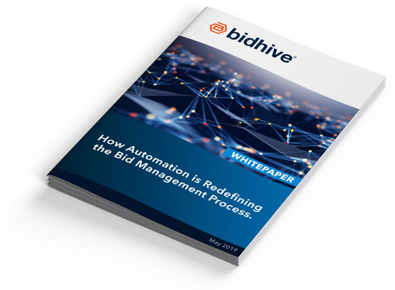 Cover image of the Bidhive Whitepaper title page
